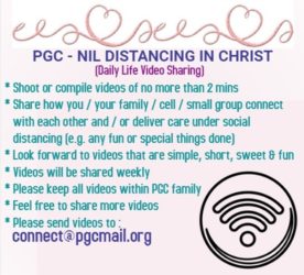 " PGC - NIL DISTANCING IN CHRIST"