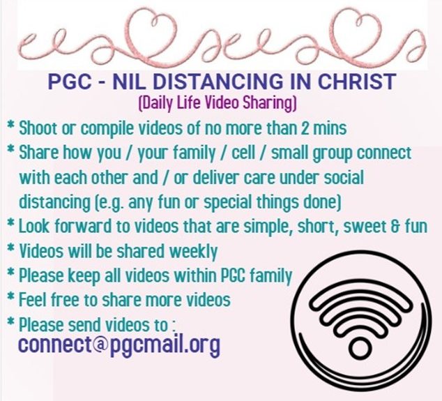 " PGC - NIL DISTANCING IN CHRIST"